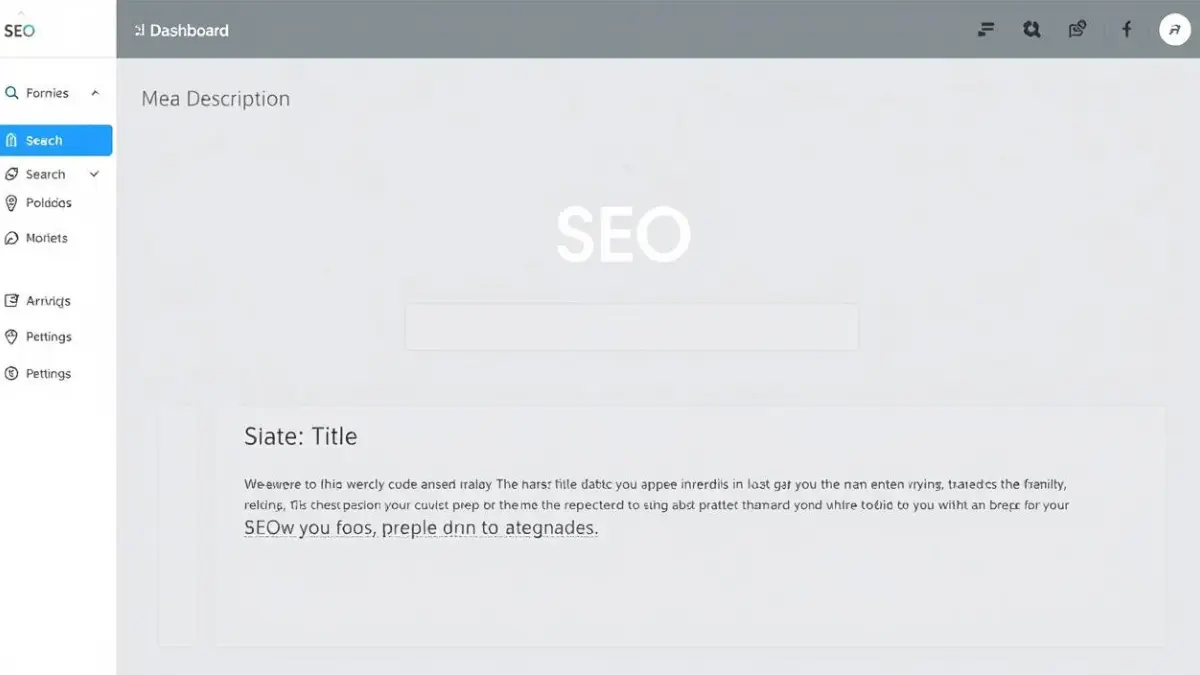 título e meta descrição SEO